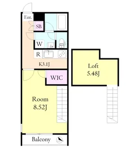 サンヴィアーレベア【2階】の間取り