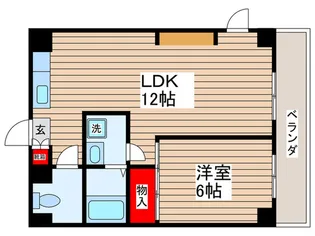 第五サンキビル【4階】の間取り