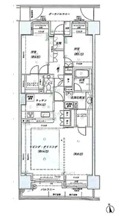 パークハウスプレシア【7階】の間取り