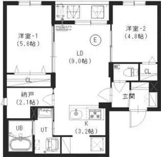 アルキオーネ24【3階】の間取り