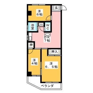 富善ビル【4階】の間取り