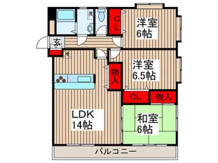 ウエルス東大成ハウス【2階】の間取り