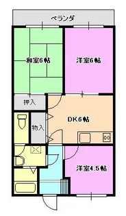 プレミール千代田【4階】の間取り