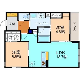 リオ・ブランコ【1階】の間取り