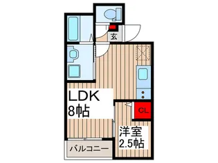 Jack yoshinoI【3階】の間取り