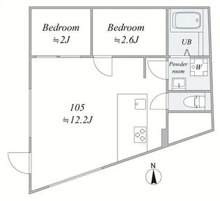 trias148【1階】の間取り