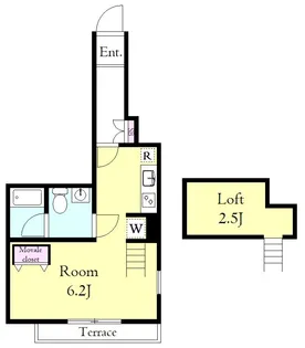 カーサ・スワン【1階】の間取り