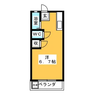 メゾンサンテ【1階】の間取り