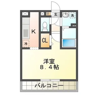 Gracia江戸橋【3階】の間取り