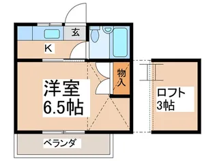 第二エノモトハイツ【2階】の間取り