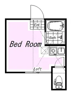 ユナイト衣笠フォルカオの杜【2階】の間取り