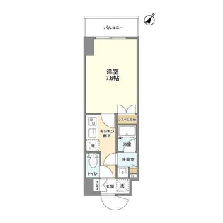 ブランシェスタ浅草千束【5階】の間取り