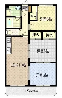 プレミールKI【3階】の間取り