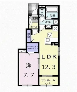 アトリオ【1階】の間取り