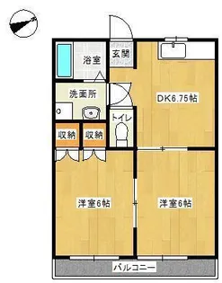 Mt.プリンセスハイム【2階】の間取り