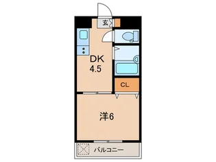 カ-サ栄【2階】の間取り
