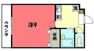 ヴィルラ北白川【1階】の間取り