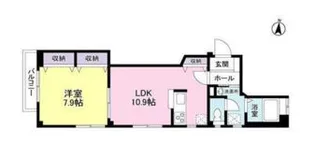 ヴィラクレール【2階】の間取り