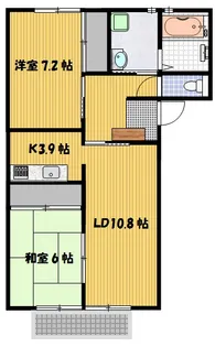 シンビオシス C【2階】の間取り