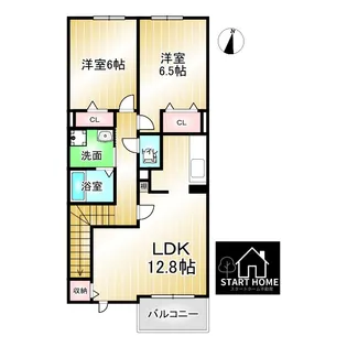 サンモリッツA【2階】の間取り