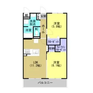 Y&Mプログレス【3階】の間取り