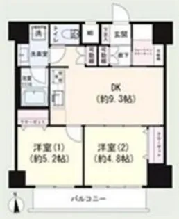 コスモ東池袋【8階】の間取り