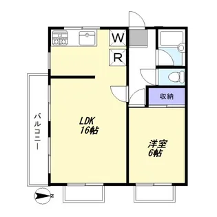 イーストヒルズA【2階】の間取り