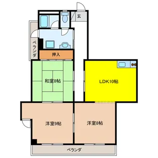 フレシール【3階】の間取り
