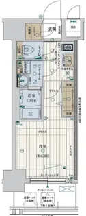 ファーストフィオーレ京橋ブレイニー【9階】の間取り