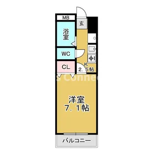 レジデンス佐々木【4階】の間取り