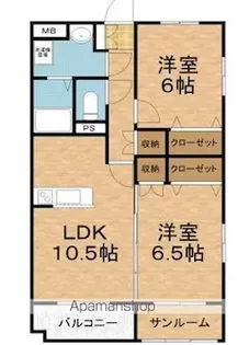 プラスパ【2階】の間取り