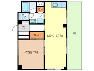 コーポ協和【1階】の間取り