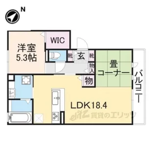 フィオーレ【3階】の間取り