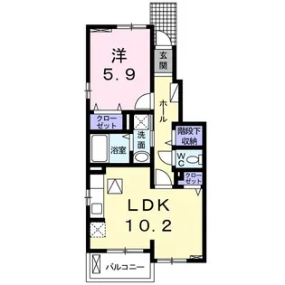 プラネッツ青葉 I【1階】の間取り