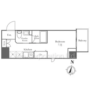 KN RESIDENCE TSURUMI【10階】の間取り