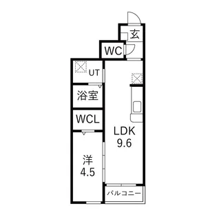 S.Crest【1階】の間取り