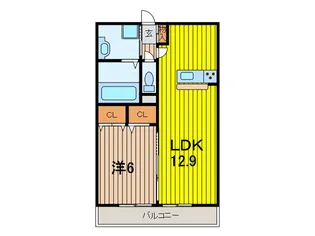 ロイヤルローズ【3階】の間取り
