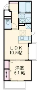 ブランヌーボー【1階】の間取り