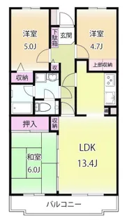 カサベルデ宮前平【2階】の間取り