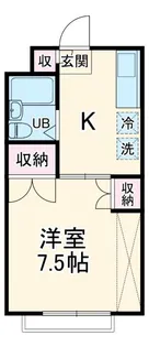 仲町レジデンス【2階】の間取り