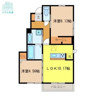 インペリアル【1階】の間取り