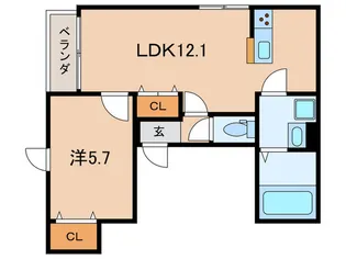 Cielo Azul【2階】の間取り