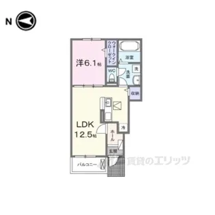アルデバラン【1階】の間取り