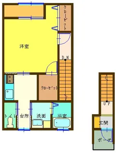 カーサロゼッタ【2階】の間取り