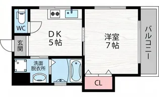 イーストコート一番館【2階】の間取り