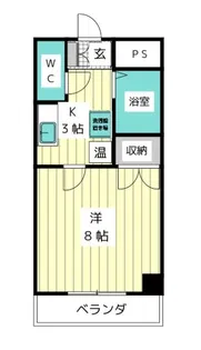 メゾン山の手【4階】の間取り