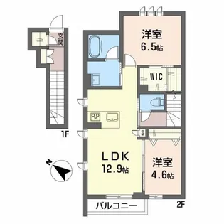 シティプラザ代官町 E【2階】の間取り