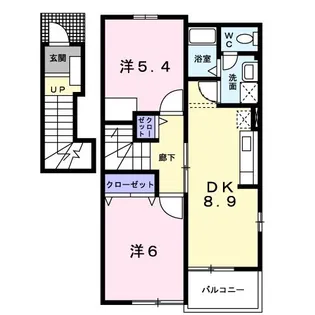 シャインヒルズ A【2階】の間取り