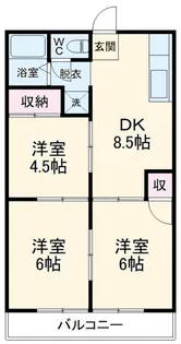 清宮ハイツ【3階】の間取り