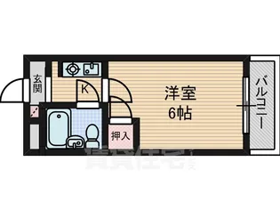 アンフィニィ西河原【1階】の間取り
